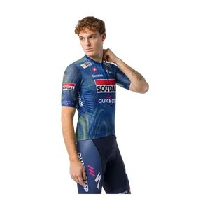 CASTELLI Rövid ujjú kerékpáros mez - COMPETIZIONE 4 TEAM SOUDAL QUICK-STEP 2026 - kék/zöld kép