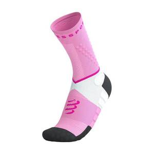 COMPRESSPORT Klasszikus kerékpáros zokni - ULTRA TRAIL SOCKS V2.0 - rózsaszín kép