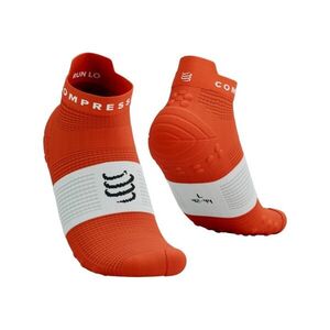 COMPRESSPORT Kerékpáros bokazokni - PRO RACING SOCKS V4.0 RUN - piros kép