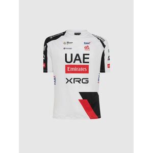 PISSEI Rövid ujjú kerékpáros póló - UAE TEAM EMIRATES - XRG 2026 - fehér/fekete/piros kép
