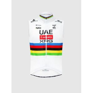 PISSEI Kerékpáros mellény - TADEJ POGACAR WORLD CHAMP REPLICA - fehér kép