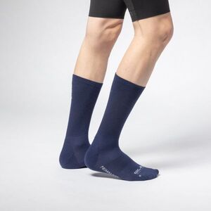 ALÉ Klasszikus kerékpáros zokni - ACCESSORI THERMO 2.0 - kék kép