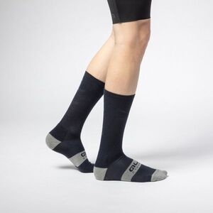 ALÉ Klasszikus kerékpáros zokni - ACCESSORI STRADA 3.0 - szürke kép