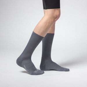 ALÉ Klasszikus kerékpáros zokni - ACCESSORI THERMO 2.0 - szürke kép