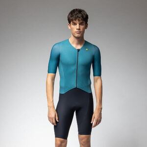 ALÉ Kerékpáros overall - TRIATHLON EAGLE TRI - zöld/fekete kép