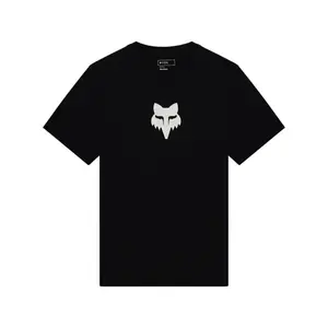 FOX Rövid ujjú kerékpáros póló - HEAD 195 ORIGINAL SS - fekete/fehér kép