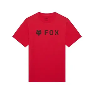 FOX Rövid ujjú kerékpáros póló - ABSOLUTE 195 ORIGINAL SS - piros/fekete kép