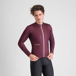 SPORTFUL Hosszú ujjú kerékpáros mez - CLASSIC THERMAL - bordó kép