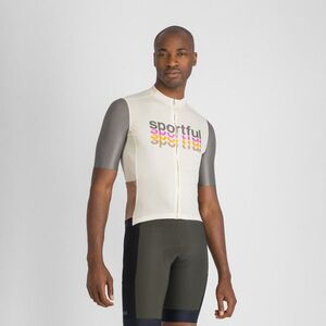 SPORTFUL Rövid ujjú kerékpáros mez - SUPERGIARA 2 - elefántcsont/szürke kép