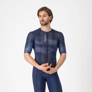 CASTELLI Rövid ujjú kerékpáros mez - CLIMBER'S A/C - kék kép
