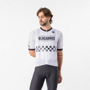CASTELLI Rövid ujjú kerékpáros mez - GIRO109 BLOCKHAUS - fehér kép