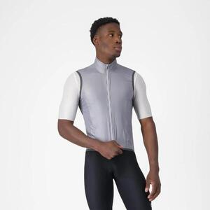 CASTELLI Kerékpáros mellény - ARIA 2 - ezüst kép