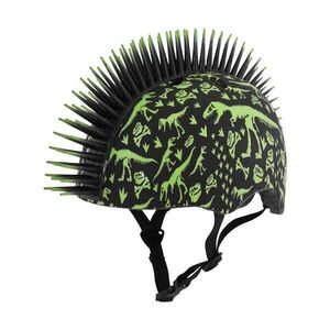 BELL Kerékpáros sisak - T-REX - fekete/zöld kép