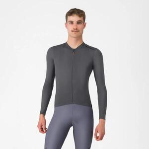 CASTELLI Hosszú ujjú kerékpáros mez nyári - ESPRESSO 2 LS - szürke kép