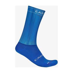 CASTELLI Klasszikus kerékpáros zokni - FAST FEET 4 - kék kép