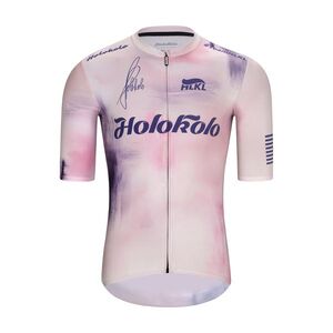 HOLOKOLO Rövid ujjú kerékpáros mez - TEAM SPIRIT - bézs kép