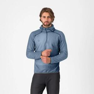 CASTELLI Kerékpáros dzseki béléssel - ALPHA FLEECE - kék kép