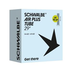SCHWALBE belső gumi - AV19L-AP (54/65-622) 29x2.10–2.60 AV 40mm - fekete kép