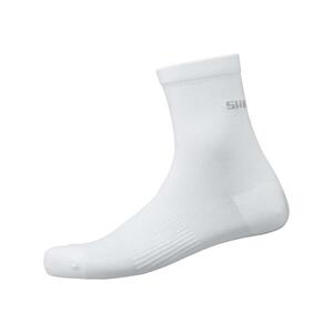 SHIMANO Klasszikus kerékpáros zokni - PERFORMANCE MID - fehér kép