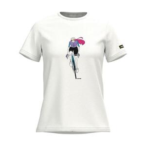 SHIMANO Rövid ujjú kerékpáros póló - SENTIERO LTD - fehér kép