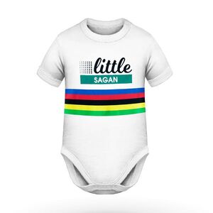 gyermek rugdalózó - LITTLE SAGAN - fehér/színes kép