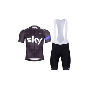 BONAVELO Rövid kerékpáros mez rövidnadrággal - SKY - kék/fekete kép