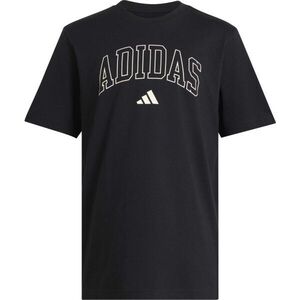 adidas COLLEGIATE TEE Férfi póló, fekete, méret XXL kép