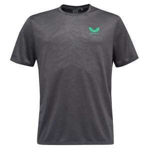 CASTORE AOP SS T-SHIRT Férfi sportos póló, sötétszürke, méret XXL kép