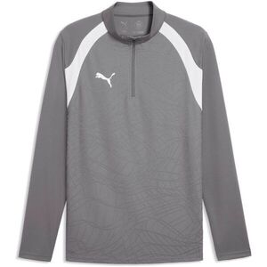 Puma TEAMFINAL TRAINING 1/4 ZIP TOP Férfi sportfelső, szürke, méret kép