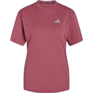 adidas RUN ESSENTIALS TEE W Női futó póló, bordó, méret kép