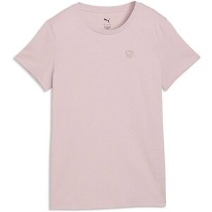 Puma ESS ELEVATED EMBROIDERED TEE Férfi póló, rózsaszín, méret kép