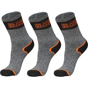 BLACK & DECKER BX/CHS/1/TEKA Férfi zokni, sötétszürke, méret kép