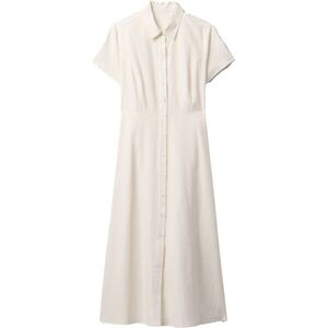 GAP SS SHIRTDRESS MAXI Női ruha, fehér, méret kép