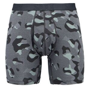 SAXX DROPTEMP COOLING COTTON BOXER BRIEF FLY Férfi funkcionális boxeralsó, sötétszürke, méret kép