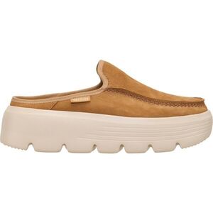 HEY DUDE AUSTIN EDGE LEATHER Női bőr slip-on cipő, barna, méret kép