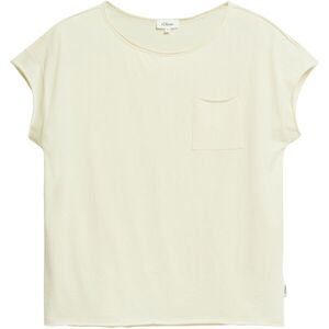 s.Oliver T-SHIRT RELAXED FIT Női laza póló, bézs, méret kép