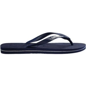 HAVAIANAS RUBBER LOGO FILETE Férfi flip-flop papucs, sötétkék, méret 43/44 kép