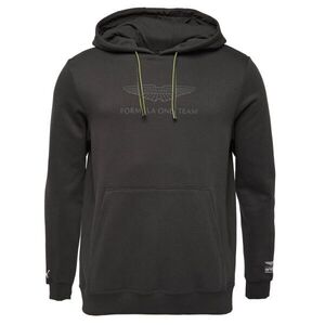 Puma ASTON MARTIN F1 ESSENTIAL SWEAT LOGO HOODIE Férfi pulóver, fekete, méret kép