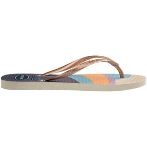 HAVAIANAS SLIM PALETTE GLOW Női flip-flop papucs, bézs, méret 37/38 kép