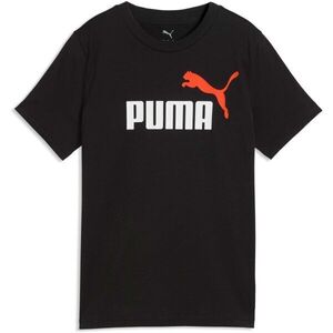 Puma ESSENTIALS 2 COLOR N0.1 LOGO TEE B Fiú póló, fekete, méret kép