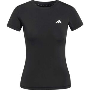 adidas PRIMELIFT ESSENTIALS CONTOUR TEE Női sportpóló, fekete, méret kép