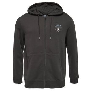 Puma CLASS GRAPHIC FULL ZIP HOODIE Férfi pulóver, fekete, méret kép