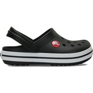 Crocs CROCBAND CLOG K Gyerek papucs, fekete, méret 32/33 kép