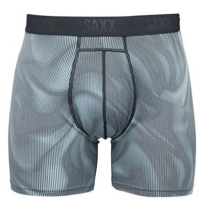 SAXX SMOOTH FLEX LIGHT COMPRESSION BOXER BRF Férfi kompressziós boxeralsó, sötétszürke, méret kép
