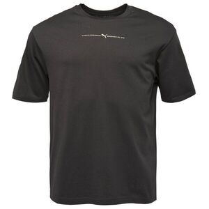Puma GRAPHICS BOXY FOIL TEE Férfi póló, fekete, méret kép