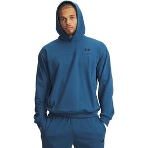 Under Armour RIVAL LW HOODIE Férfi sportos kapucnis pulóver, kék, méret kép