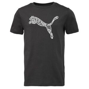 Puma GRAPHIC LACE CAT G Lány póló, fekete, méret kép
