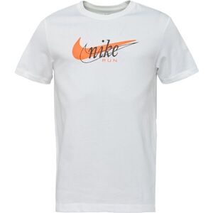 Nike NK DF TEE HERITAGE Férfi póló, fehér, méret kép