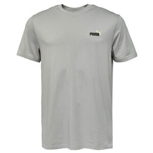 Puma ESSENTIALS 2COLOR SMALL NO 1 LOGO TEE Férfi póló, szürke, méret kép