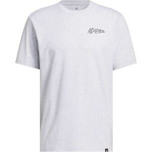 adidas M LUX COLOR HEATER TEE Férfi póló, szürke, méret kép